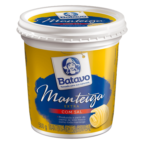Manteiga Batavo Extra com Sal 500g