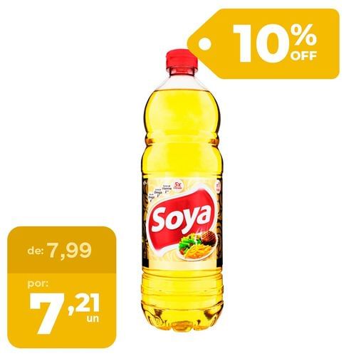 Óleo de Soja Soya 900mL  - 9/10