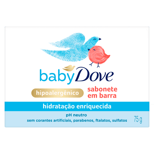 Sabonete Infantil Dove Baby Hidratação Enriquecida 75g