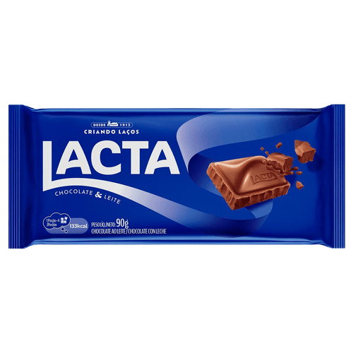 Chocolate Lacta ao Leite 90g 