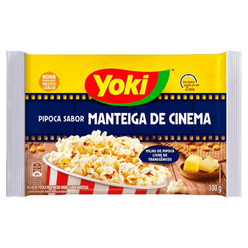 Pipoca De Microondas Yoki Manteiga De Cinema G