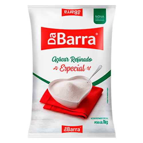 Açúcar Refinado Da Barra 1kg 