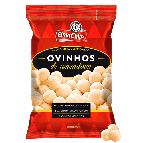 Salgadinho Elma Chips Ovinhos de Amendoim 170g
