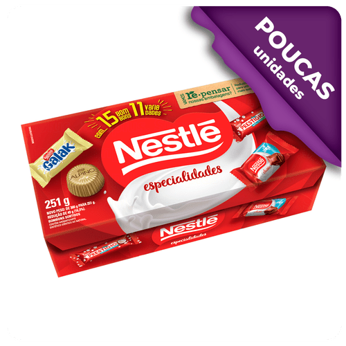 Chocolate Bombom Nestlé Especialidades  251g