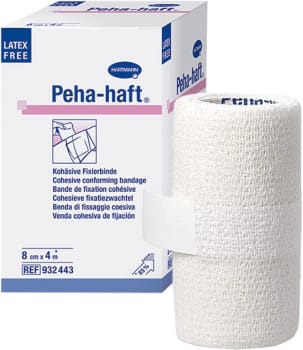 Peha-Haft, fikseringsbind, latexfri, 4 cm x 4 m