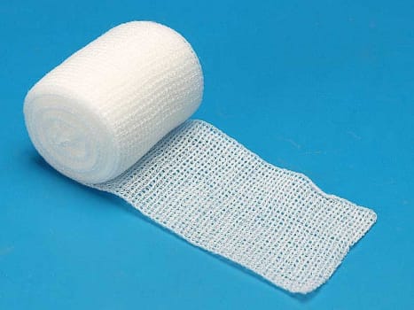 Mollelast, gazebind, 6 cm x 4 m