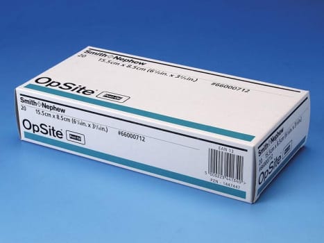 OpSite Post-op, filmforbinding med Melolin kompres, steril, 8,5 cm x 15,5 cm