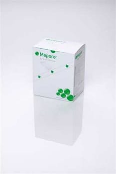 Mepore, plaster med sårpude 5 x 6 cm, steril, 9 cm x 10 cm