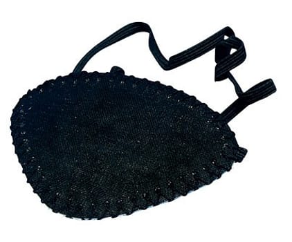 Øjenklap, øjenklap med elastik, sort