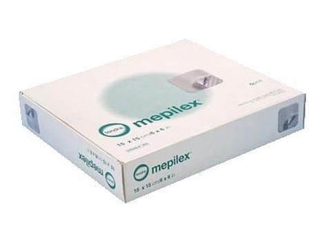 Mepilex, skumbandage med Safetac silikone, steril, 15 cm x 15 cm