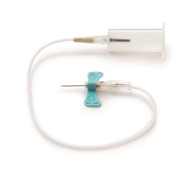 Vacutainer, veneprøve.-sæt m/holder, blå, 305mm sl., steril, 23G, 0,6 mm