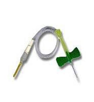 Vacutainer, prøvetagningssæt, grøn, 305 mm slange, steril, 21G x 3/4in, 0,8 mm x 19 mm