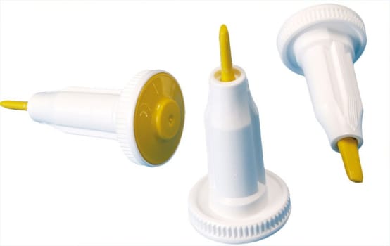 Haemolance Plus, engangsfingerprikker, gul, 1,8mm, steril, 18G