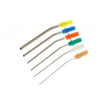 Mediplast, Øresug, metal, rund studs,gul, steril, 4,0 mm x 80 mm