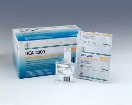DCA Vantage, microalbumin-/kreatininkit