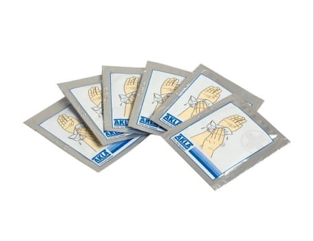 Akla, sår renseserviet, 7,5 cm x 6 cm (20 x 13 cm)