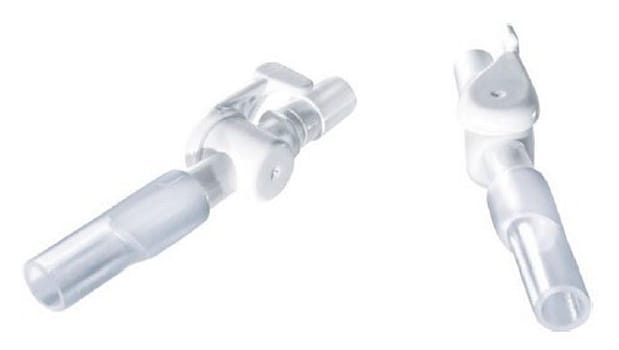 Rüsch, kateterdrejeventil med silikoneslange, steril