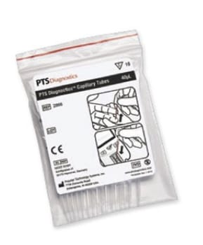 CardioChek analyzer, 40 ul pipette i plast/glas