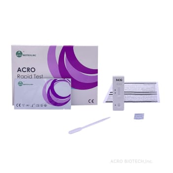 ACRO Biotech, hCG graviditetstest, inkl. kontrol streg, platform
