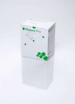 Mepore Pro, væsketæt plaster med sårpude 5 x 6 cm, steril, 9 cm x 10 cm