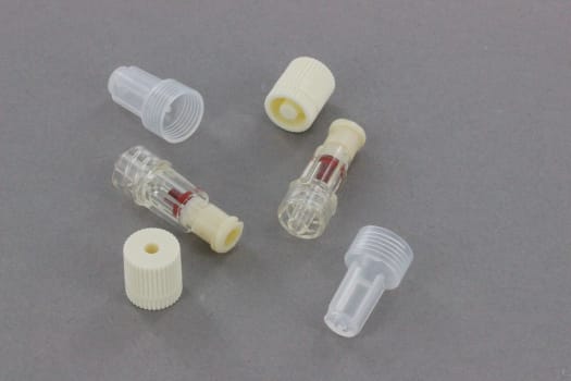 R-Lock, med tilbageløbsventil, 1-vejsventil, L/L, steril