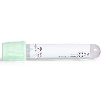 Vacutainer, glas, mint, Li.Heparin/gel, 5/3 ml