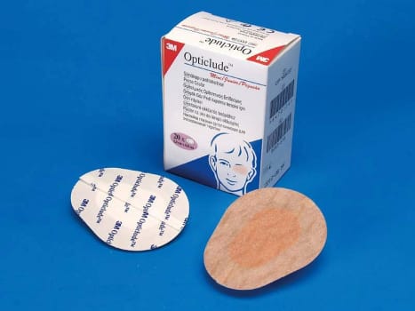 Opticlude, skeleplaster maxi oval, beige, 5,7 cm x 8 cm