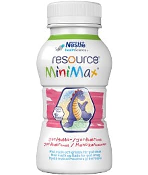 Minimax, drik jordbær, 200 ml