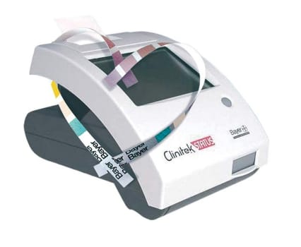 Clinitek Status, + apparat til kemisk urinanalyse