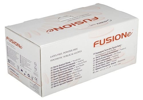 Fusione, polyisopren OP handske, polymercoated, steril, str 6