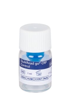QuikRead go, kontrol til CRP kit, Blue, 1 ml