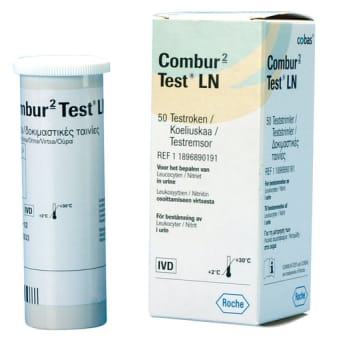 Combur, urintest, 2 LN (Leukocytter og Nitrit)