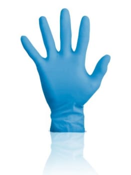Klinion Protection, ultra safe, nitrilhandske, blå, medium