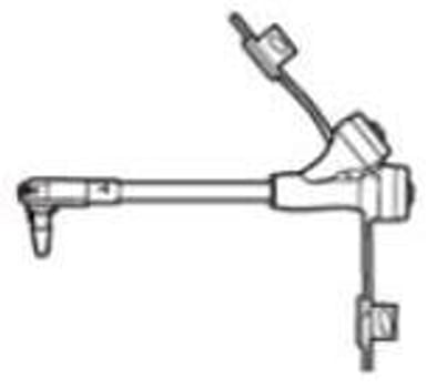 Mic-Key, forlængerslange, ENFit, vinklet, 5 cm