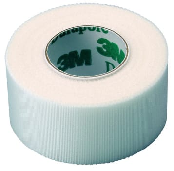 Durapore, fikseringstape, silketape, 5 cm x 9 m