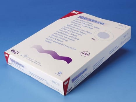 Tegaderm Foam, skumbandage, med klæb, sårpude 10x11cm oval, steri, 14,3 cm x 15,5 cm