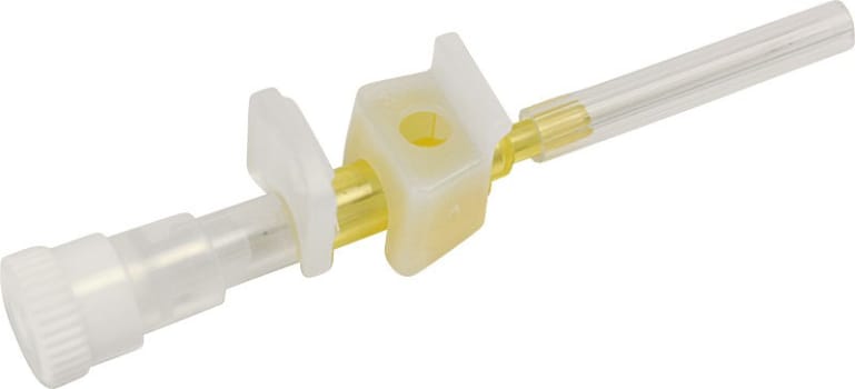 Neoflon Pro, Infusionskanyle, gul, u/sikkerhed, steril, 24G, 0,72 mm x 19 mm