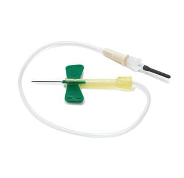 Vacutainer, veneprøvetagningssæt, grøn, safety-lok, steril, 21G x 3/4in, 0,8 mm x 19 mm