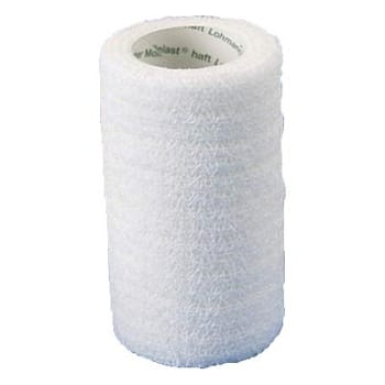 Mollelast Haft, gazebind, selvhæftende, 8 cm x 4 m