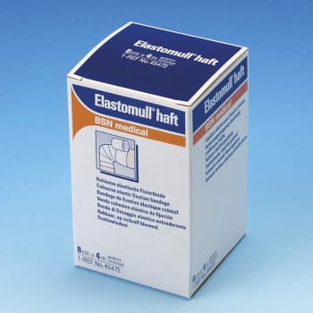 Elastomull Haft, selvhæftende gazebind, 8 cm x 4 m