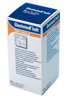 Elastomull Haft, selvhæftende gazebind, 10 cm x 4 m