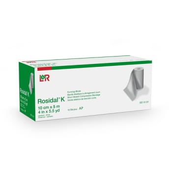 Rosidal K, kortstræksbind, beige, 8 cm x 5 m