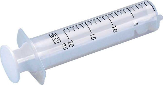 Discardit, 2-komponentsprøjte, excentrisk, steril, 20 ml