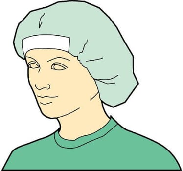 Barrier, OP hue Annie Pro, badehættemodel m/svedbånd, Ø 55 cm