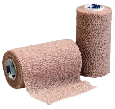 Coban, selvhæftende bind, beige, 7,5 cm x 4,6 m