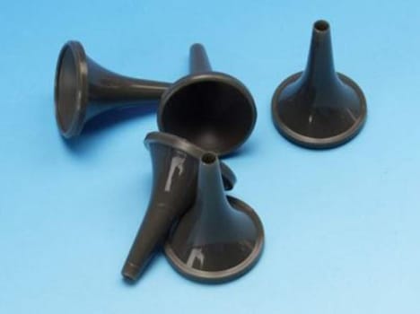 Mediplast, engangs øretragte, grå, oval, 3,25 mm