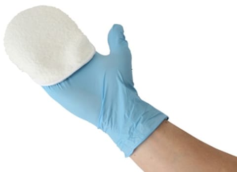 Kliniderm Debride, Debrideringspad, handske, steril, 10 cm x 14 cm