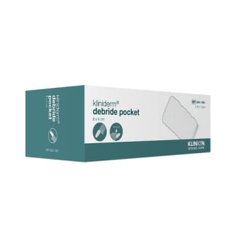 Kliniderm Debride, Debrideringspad, handske, steril, 10 cm x 14 cm