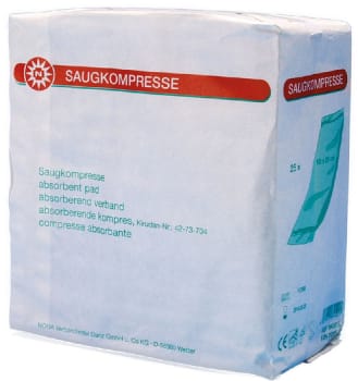 Nobasorb, absorberende forbinding, 10 cm x 20 cm