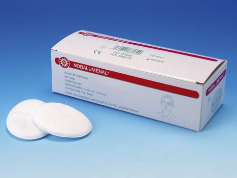 Nobalumenal, øjenkompres